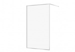 Paravan dus Walk-In Cersanit Larga crom 120xH200 cm, sticla 8 mm - Img 2
