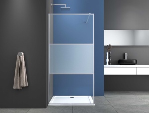 Paravan dus Walk-In Sanotechnik Elite 2 mat 100 cm - Img 2