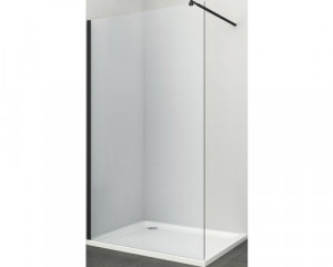 Paravan dus Walk-In Sanotechnik Sanoflex Black, 150 cm, profil negru - Img 3