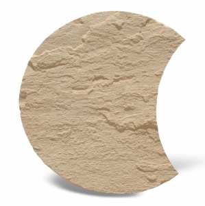 Pas japonez Star Stone semiluna diametru 50 cm, smoke