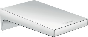 Pipa incastrata cada Hansgrohe Metropol, cu proiectie 185 mm si jet lat, crom