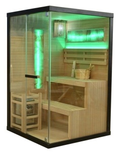 Sauna finlandeza Sanotechnik Luxor 2 persoana, 120 x 120 x 190cm  - Img 2