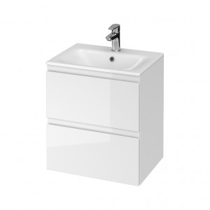 SET B273 Mobilier suspendat cu lavoar Cersanit Moduo, 50 cm, alb