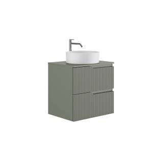 Set mobilier suspendat cu blat Gala Canaletto 60 cm, verde