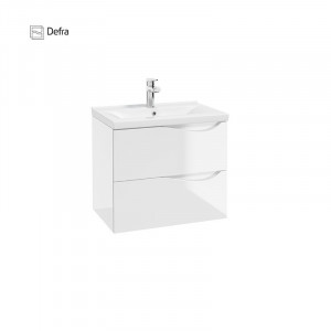 Set mobilier suspendat Defra Murcia cu lavoar Olex 60 cm, alb