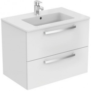 Set mobilier suspendat Ideal Standard Tempo cu lavoar Tempo 80 cm, alb - Img 5