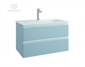 Set mobilier suspendat Ideal Standard Tesi cu lavoar Tesi 80 cm, albastru