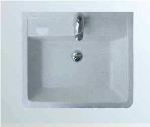 Set mobilier suspendat Kuma HANNA 60 cu lavoar granulon Buzi - Img 2