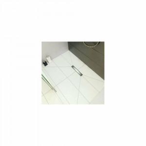 Set Rigola Wirquin Venisio slim 30 cm, extra-plat H5cm, cu membrana antimiros - Img 3