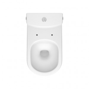 Set vas WC pe pardoseala Cersanit Zip 778 Simple On cu rezervor si capac inchidere lenta - Img 2