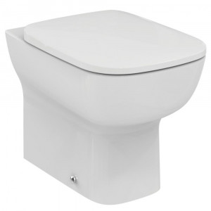 Set vas wc pe pardoseala Ideal Standard Esedra BTW cu capac duroplast