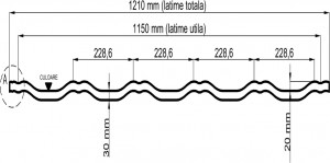 Tigla metalica Wetterbest Plus Neomat 0.5 mm - Img 6