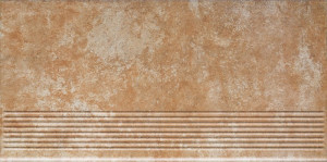 Treapta Klinker Paradyz Ilario ochra stopnica prosta 30x60 cm
