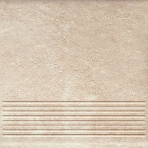 Treapta Klinker Paradyz Scandiano beige stopnica prosta 30x30 cm - Img 2