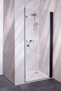Usa de dus batanta Sanotechnik Brava 65-67x195 cm, negru mat - Img 2
