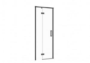 Usa de dus pivotanta Cersanit Larga 80 cm, profil negru, stanga - Img 2