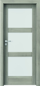 Usa de interior Porta Verte HOME, N.3 Portasynchro 3D, Acacia Argintiu