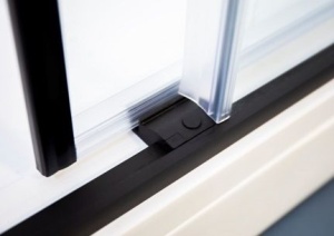 Usa glisanta Sanotechnik Elite black, cu sistem de inchidere soft close, 100 cm - Img 4