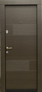 Usa metalica apartament 106, dreapta, frasin grafit, 86x202 cm + accesorii