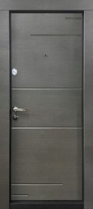 Usa metalica apartament BC 222 bicolora (spate alb), 86x202 cm