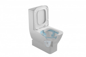 VAS WC EMMA BTW COMPACT RIMLESS 61.5X36 CM ALB - Img 5