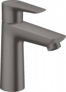 Baterie lavoar Hansgrohe Talis E 110 cu ventil Pop-Up negru - crom periat