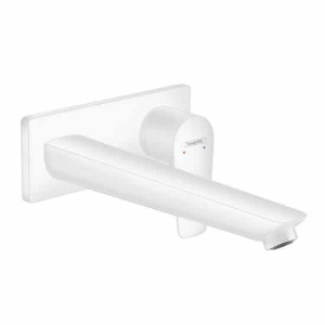 BATERIE LAVOAR TALIS E CU MONTAJ PE PERETE SI PIPA 225 MM, WHITE MATT - Img 3