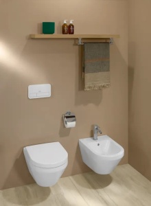 Bideu suspendat Villeroy & Boch Architectura, cu prindere ascunsa, alb alpin - Img 5
