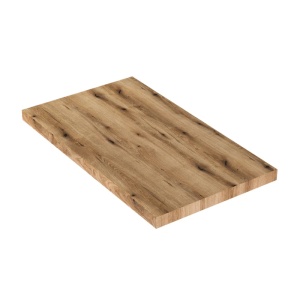 Blat pentru lavoar baie Savini Due Linea 2801/23, PAL, stejar, 80 x 46 cm - Img 2