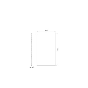 Blat pentru mobilier Cersanit MODUO 80 cm, stejar hikora - Img 2