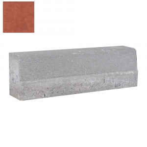Bordura Semmelrock tesita 50x10x15 cm, rosu