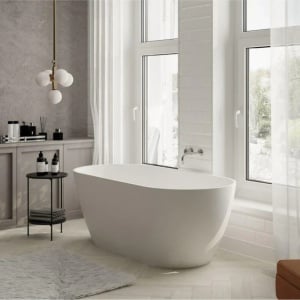 Cada baie freestanding Miraggio Greenland compozit 170x80 cm - Img 2