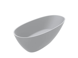 Cada freestanding Miraggio Melbourne compozit 168.5x76 cm alb lucios - Img 5
