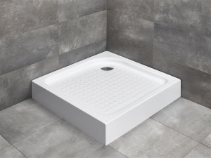Cadita dus acril patrata Radaway Rodos C compact, 80x80 cm