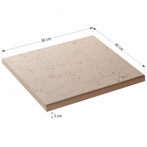 Capac interval gard Star Stone Roma Clasic, 50x45x3 cm, smoke - Img 3