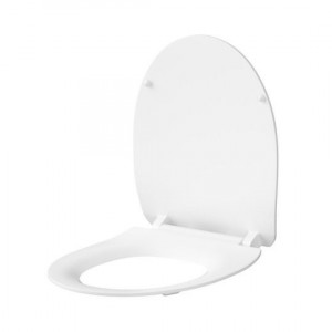 Capac wc Cersanit Delfi, slim duroplast, inchidere lenta, demontare rapida - Img 2