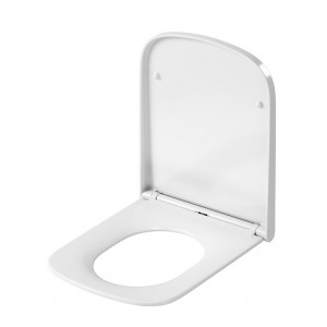 Capac wc Cersanit Larga rectangular, inchidere lenta - Img 3