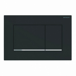 Clapeta actionare Geberit Sigma 30 Negru Mat Lacuit-Crom - Img 1