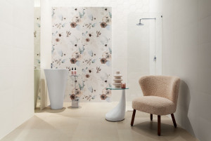 Decor 3 elemente Tubadzin Mild Garden 1, 89.4x74.8 cm - Img 2