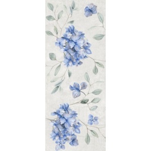 Decor Kai Ceramics Infinity Flowers 2 elemente 40x50 cm, gri - Img 2