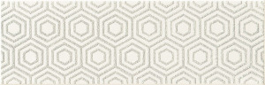 Decor Tubadzin Burano bar A 7.8x23.7 cm, white
