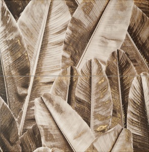 Decor Tubadzin Pietra Aurea leaves 2-elemente 61.8x60.8 cm