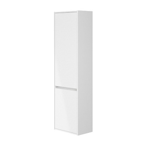 Dulap coloana Cersanit Crea, 2 usi, alb, 140 x 40 x 25 cm