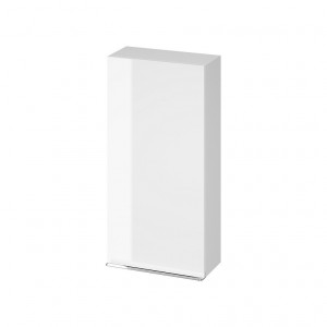 Dulap suspendat Cersanit Virgo 40x80 cm, alb, maner crom