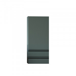 Dulap suspendat Kolpasan Alexis, 1 usa si 2 sertare, 45x101 cm, Green