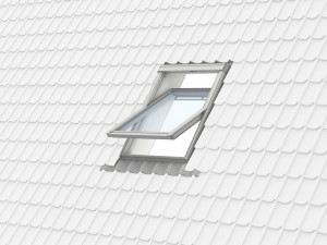 Fereastra mansarda Velux Standard GZL 1051 CK02, deschidere de sus, 55x78 cm - Img 2