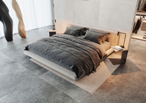 Gresie Cerrad Tacoma Steel Lappato 120x120 cm, dark grey - Img 3