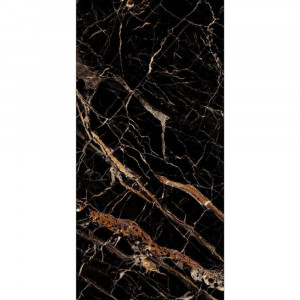 Gresie Clonic black 60x120 cm, lucioasa - Img 1
