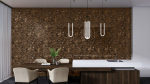 Gresie Damasko Brown 60x120 cm, lucioasa - Img 2