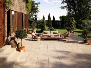 Gresie exterior KoraTER Escala beige str 60x60x2 cm  - Img 2